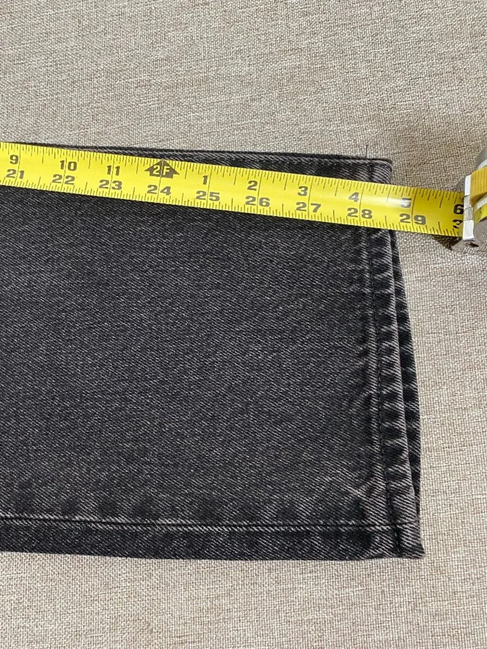 Levi's Premium 555 Relaxed Straight Denim Jeans Men's 30 x 30 Mid Rise Black NWT